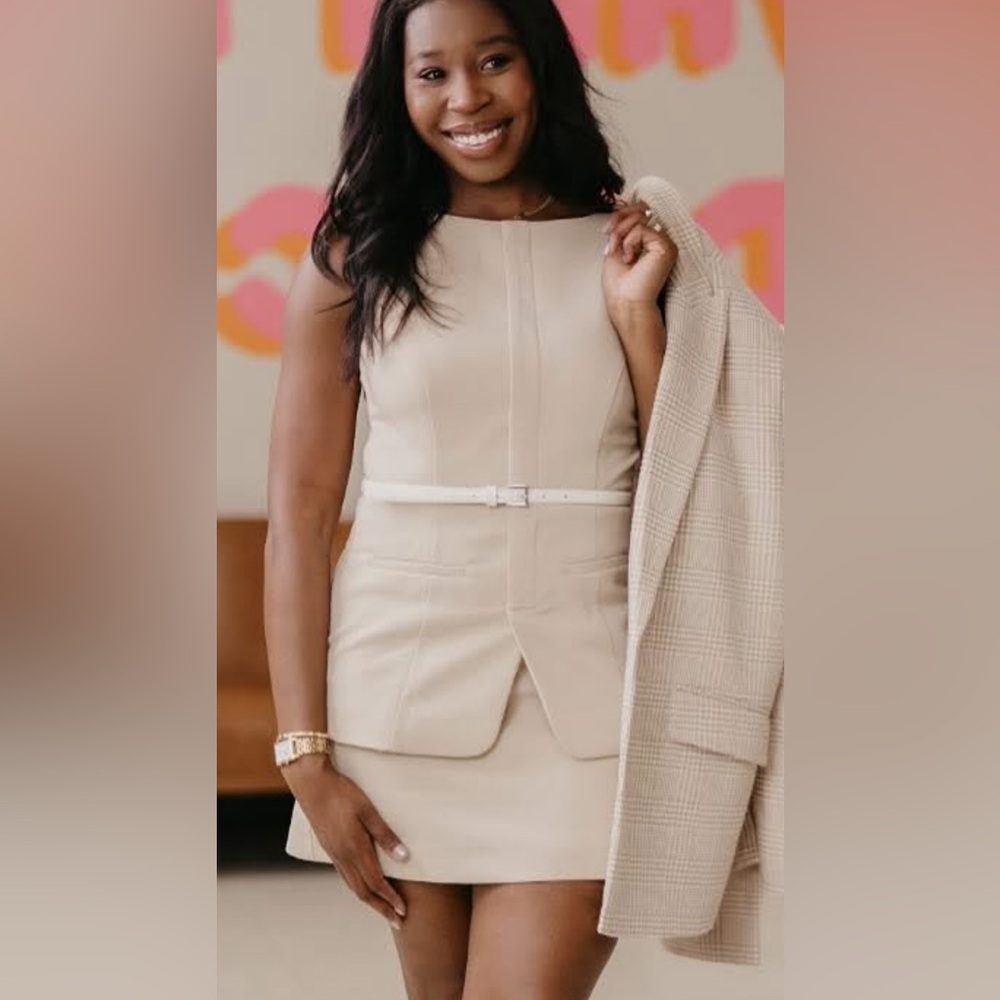 Zara Belted Mini Dress